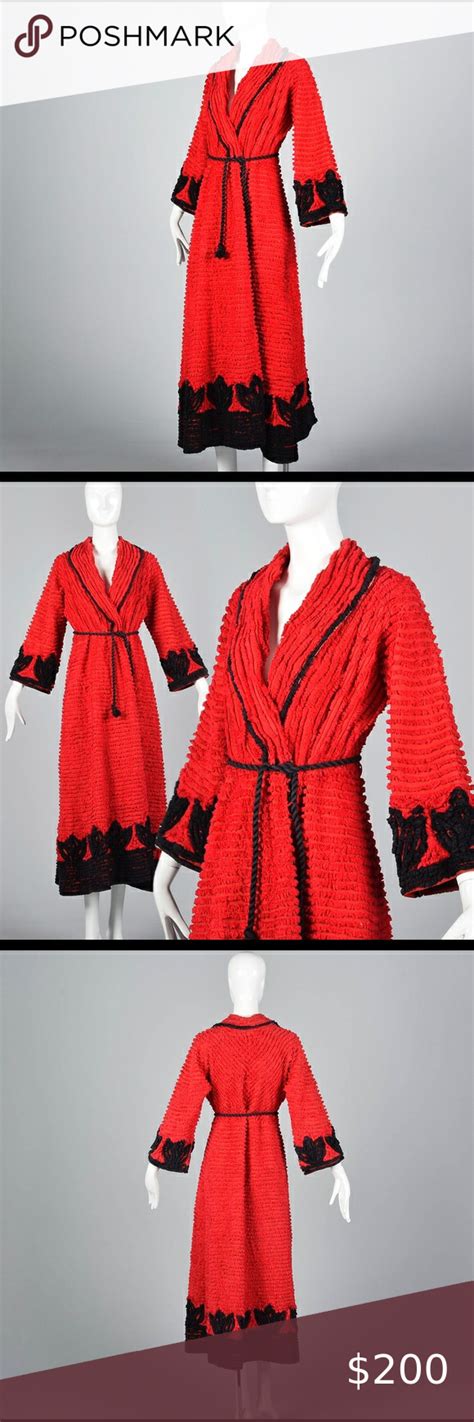 1930s Chenille Robe Clothes Design Chenille Fashion