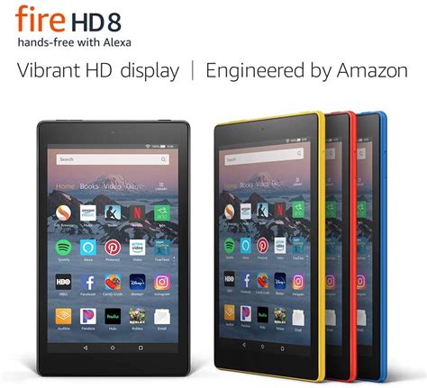 Amazon Fire Hd 8 Tablet 8inch Hd Display 8th Gen Previous 16 Gb