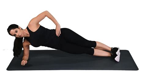 Bent Knee Side Plank Hold Left Sworkit Health On Demand Fitness