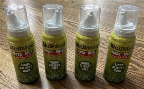 Mavin 4 Pack Neilmed Nasal Mist Saline Spray Extra Strength Nasal