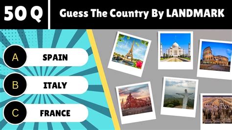Country Quiz Guess The Countries Of 50 Landmark Landmark Quiz Gk
