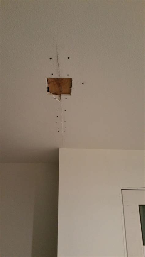 This wall system is a brilliant way to construct an internal wall. Ceiling Drywall Seam Cracked No Backing - Drywall ...
