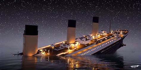 Watch The Titanic Sink In Real Time