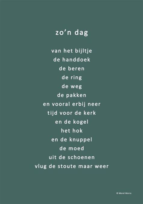 19 Juli Teksten En Gedichten Van Merel De Waarde Van De Dag