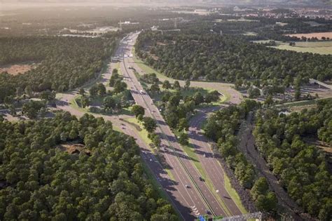 Controversial M25a3 Wisley Major Revamp Plans To Go On Show Surrey Live