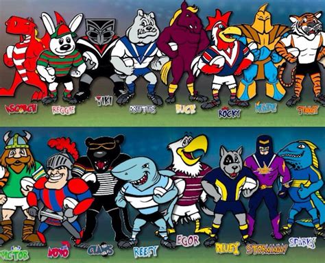 Every Nrl Mascot Ranked From Worst To Best