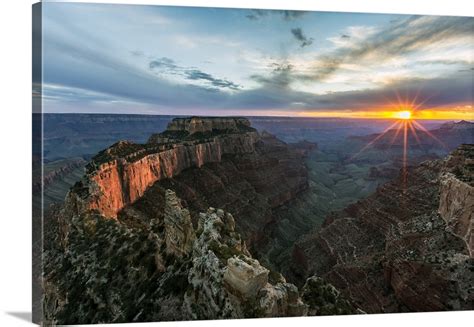 Sunset At Cape Royal North Rim Grand Canyon National Park Arizona