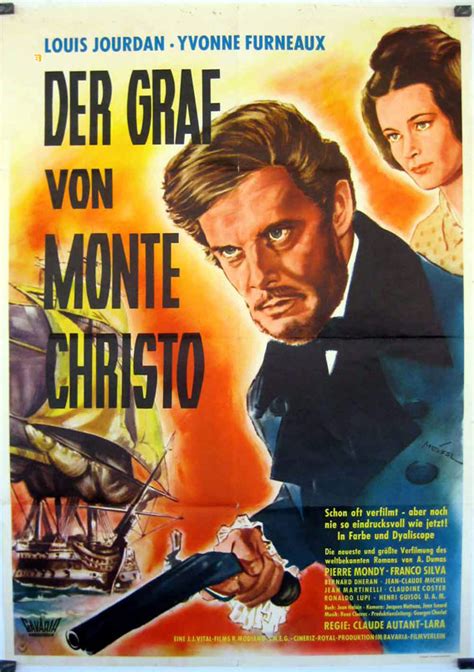 Der Graf Von Monte Christo Movie Poster Le Comte De Monte Cristo