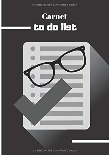 Buy Carnet to do list Cahier pré rempli pour organiser ses journées