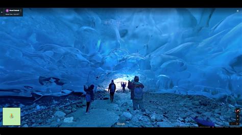 Hidden Magical Ice Caves Under Mendenhall Glacier Juneau Alaska Found