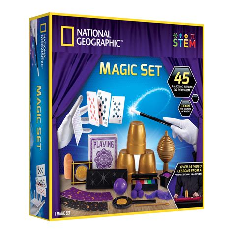 National Geographic Kids Magic Science Set 45 Magic Tricks For Unisex