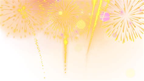 New Year Fireworks Gold And Purple New Year Fireworks Golden Png