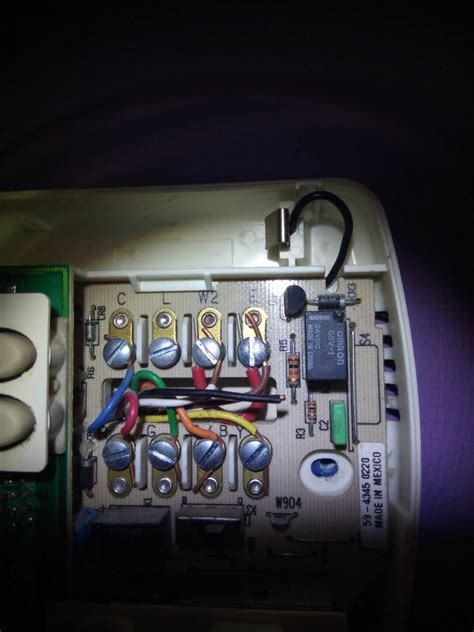 It is a red wire and comes from the transformer usually located in the air handler for split systems, but you may find the transformer in the condensing unit. White Rodgers Thermostat Replacement - Electrical - DIY Chatroom Home Improvement Forum