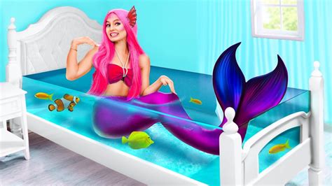 How To Become Mermaid My Incredible Mermaid Transformation By Challenge Accepted Youtube