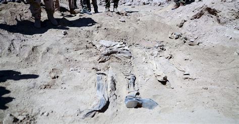 Iraq Empties Mass Graves In Search For Cadets Killed By Isis The New