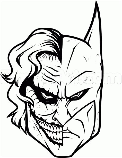 How To To Draw Batman How To Draw Joker And Batman Step 13 Batman