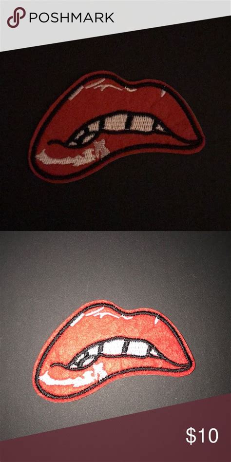 Lips Patch Lip Patch Patches Lady In Red