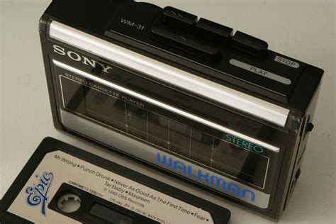 Black Vintage Sony Walkman Portable Cassette Tape Player In Original