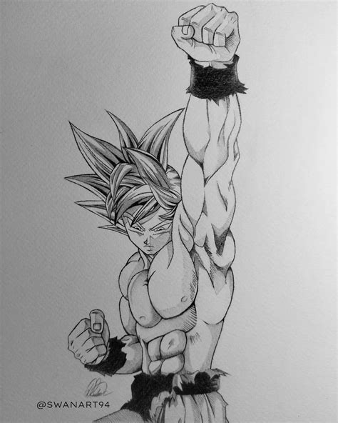 Dawid On Instagram “goku Ultra Instinct My Drawing Of Goku