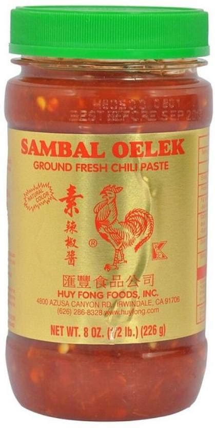 Huy Fong Sambal Oelek Ground Fresh Chili Paste 226 Gms Sauce Price In