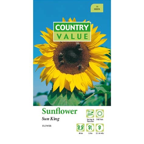 Country Value Sun King Sunflower Seeds - Bunnings Australia