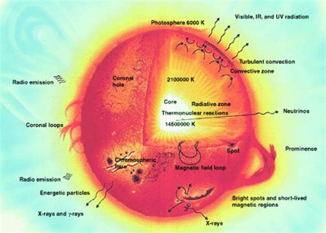 Layers Of The Sun Diagram