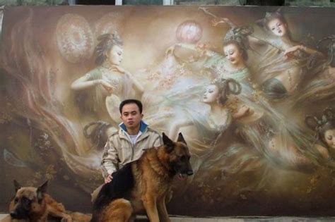 Amazing Oriental Oil Paintings Of Chinese Goddesses And Angels By Zeng