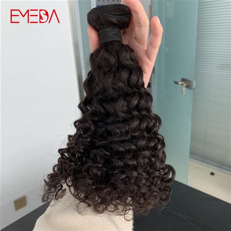 best raw unprocessed virgin indian remy human hair weft deep curly yj313 emeda hair