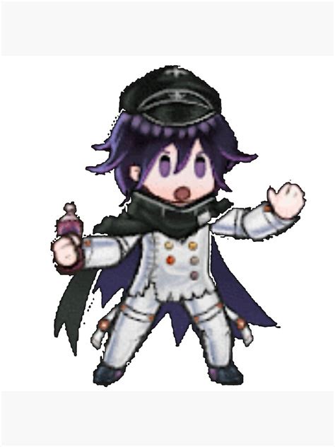 Kokichi Ouma With Cape And Fanta Pixel Art Poster For Sale By