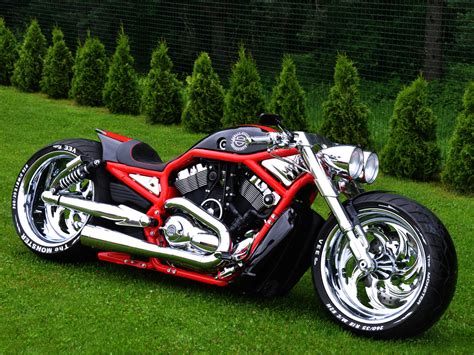 Custom Harley Davidson Supercharged V Rod By Fredy 1 Super Bikes