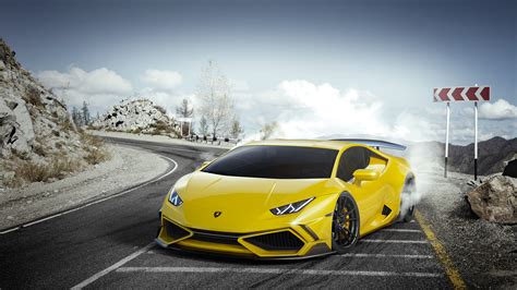 Experience top art wallpapers that are wallpapers with popping colours. Yellow Lamborghini Huracan 4k, HD Cars, 4k Wallpapers ...