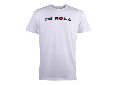 T Shirt Logo White De Rosa