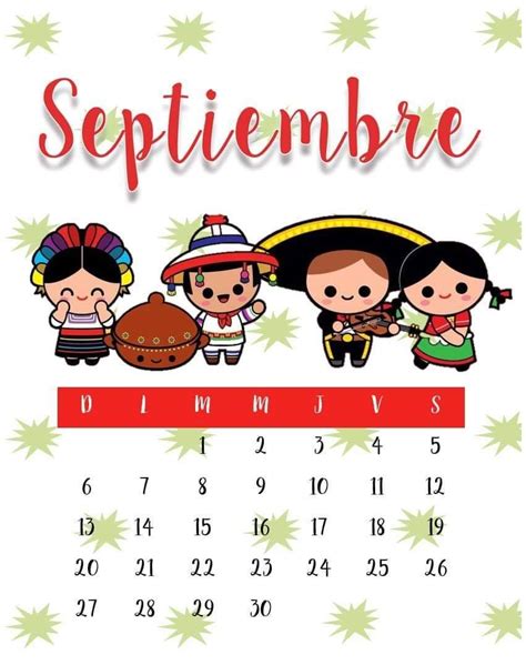 Calendario Septiembre