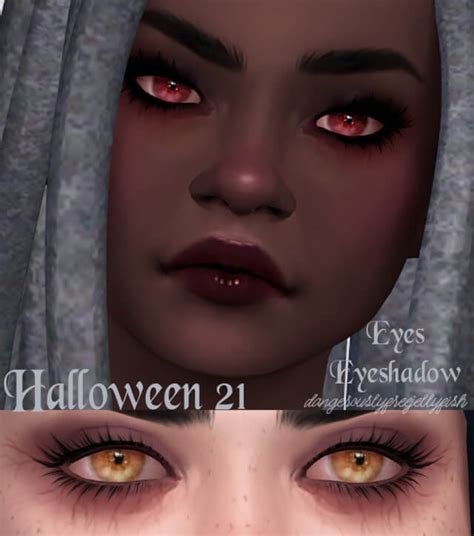 Sims 4 Halloween 21 Eyes Contacts Best Sims Mods