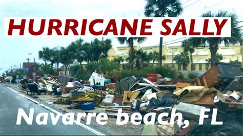 Hurricane Sally Navarre Beach Fl Youtube