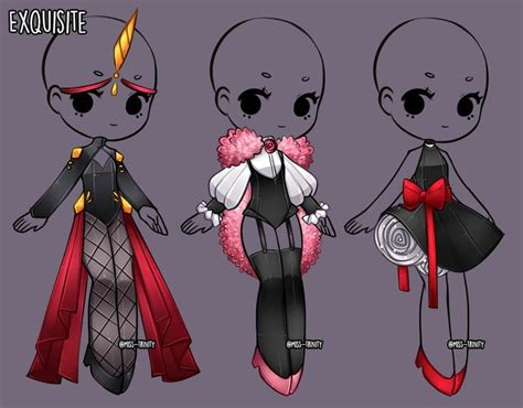 Exquisite Outfit Adopt Close By Miss Trinity On Deviantart Cute Art