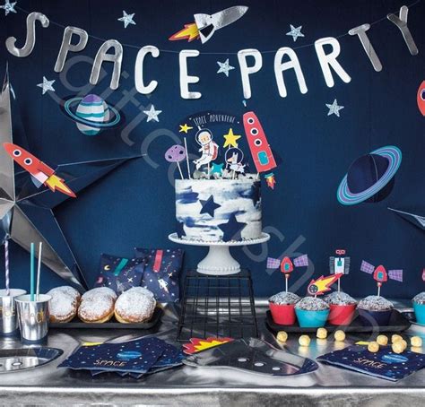 Outer Space Party Decorations Space Theme Party Boys Birthday Party