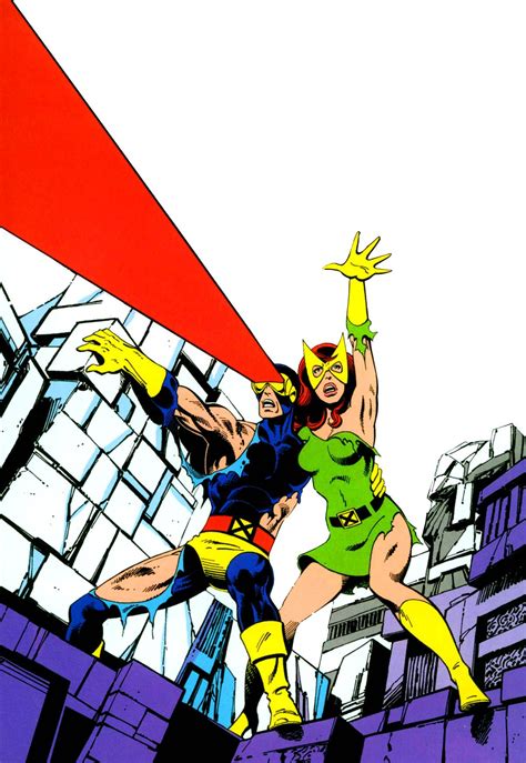 Cyclops And Marvel Girl By John Byrne Comic Book Room Comic Book