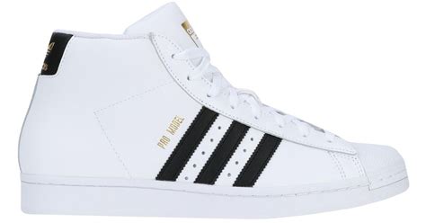 Adidas Originals Leather High Tops And Sneakers In White For Men Lyst