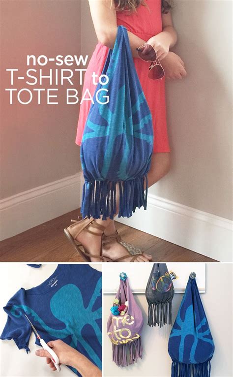 How To Upcycle Your T Shirt To A Tote Bag Diy Clothes