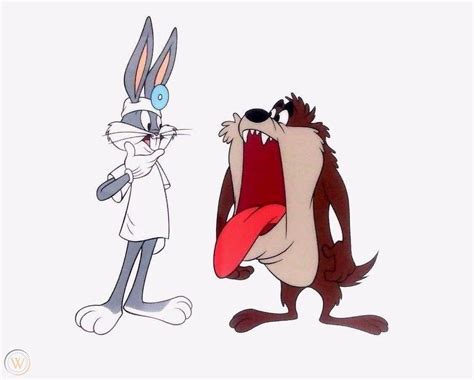 Bugs Bunny Tasmanian Devil Medical Animation Cel Dr Devil And Mr