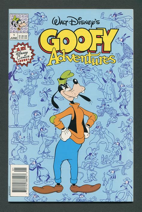 Walt Disneys Goofy 1 94 Nm Newsstand 1st Disney Comics 1990