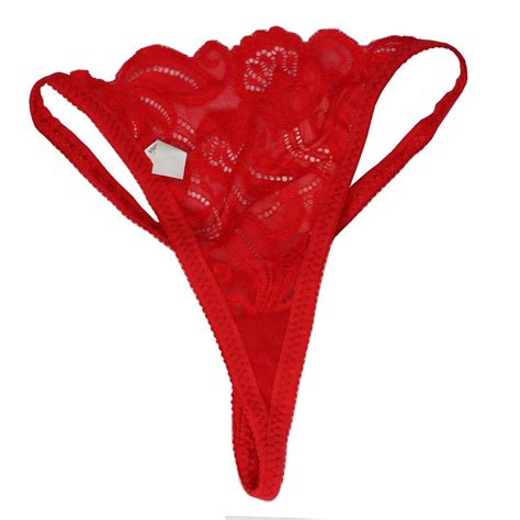 Male Female Underwear U071 Red Fashion Women Sexy Underwear Thongs Brief