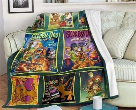 Scooby Doo Where Are You Fleece Blanket Fleece Blanket Customized