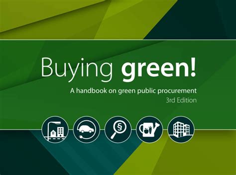 Buying Green A Handbook On Green Public Procurement Copenhagen