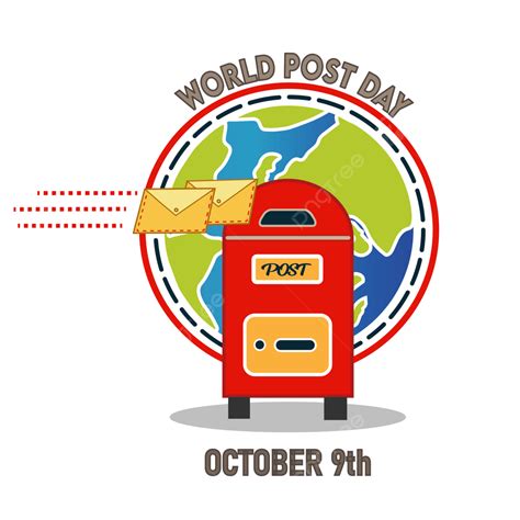 World Post Day Vector Png Images World Post Day World Post Day On