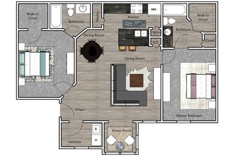 Maybe you would like to learn more about one of these? 2 Bedroom Apartment Floor Plans & Pricing - Beachway Links ...