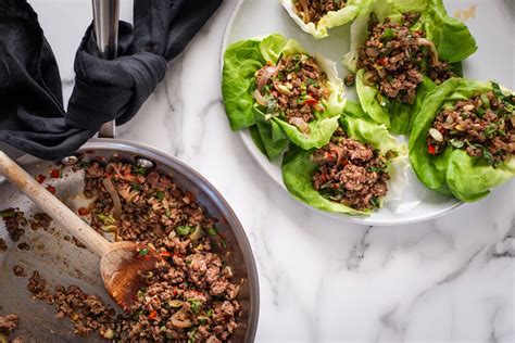 All that collagen breaks down with slow, low heat, and takes on an amazing texture that rivals that of. Thai Venison Lettuce Cups | Recipe | Venison recipes ...