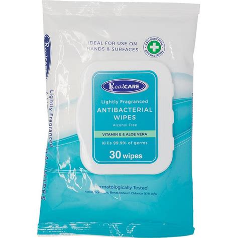 Buy Real Care Antibacterial Wipes 30 Pack Online At Chemist Warehouse®