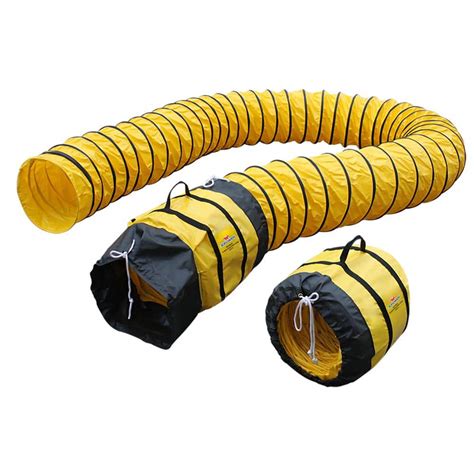 Xpower Extra Flexible 16 In In Dia 25 Ft Ventilation Pvc Duct Hose